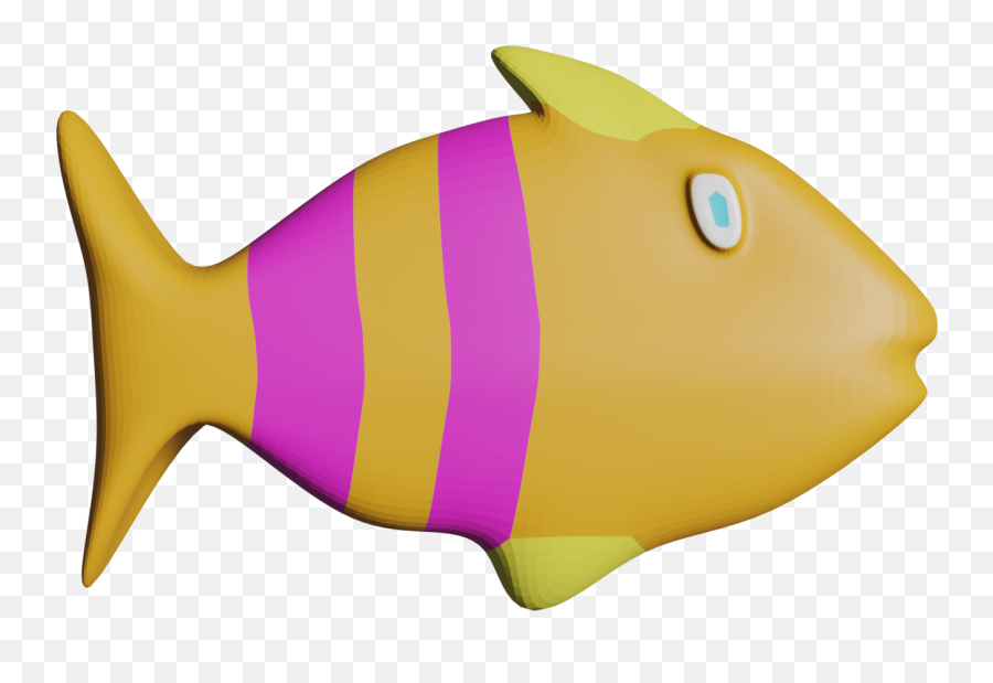 Cartoon Fish Yellow And Pink - Coral Reef Fish Png,Cartoon Fish Png