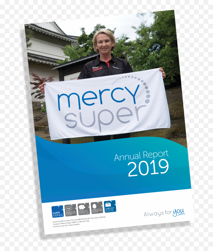 Mercy Super 2019 Annual Report - Mercy Super Always For You Banner Png,Mercy Transparent