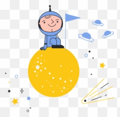 Moon Png With Transparent Background - Photograph,Astronaut Transparent Background