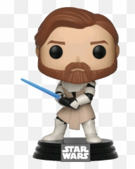Clone Wars Obi Wan Kenobi Transparent - Funko Pop Obi Wan Kenobi Png,Obi Wan Png