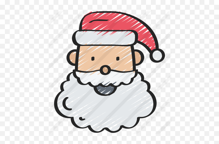 Santa - Free Christmas Icons Santa Claus Png,Santa Hat And Beard Png