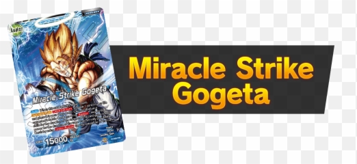 Dragon Ball Miracle Strike Gogeta Limited Card - Fictional Character png