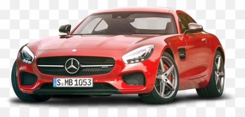 Mercedes Amg Gt Red Car Png Image - Benz Sports