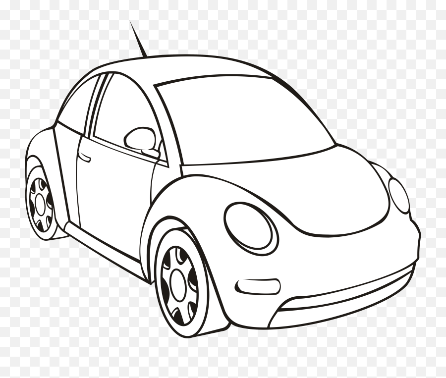 Small Urban Car Outline Free Image - New Beetle Rysunek Png,Car Outline Png