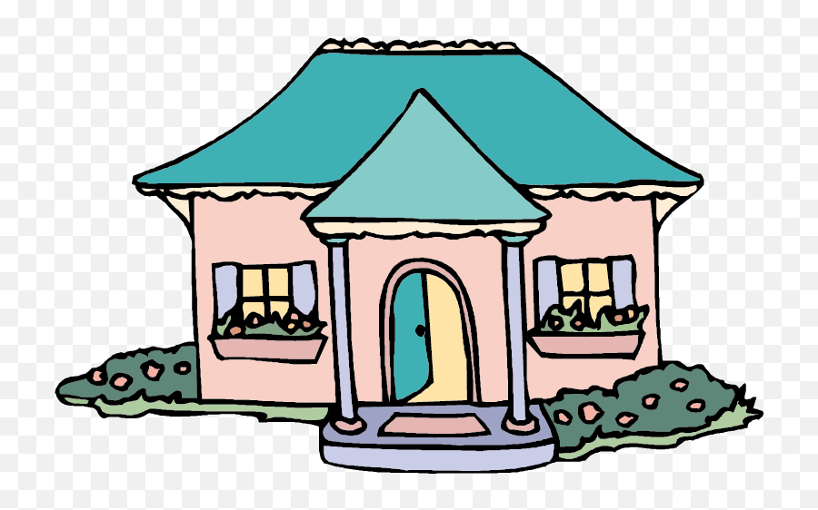 Vector Cartoon Illustration Free Frame - Ilustrasi Rumah Png,Houses Png