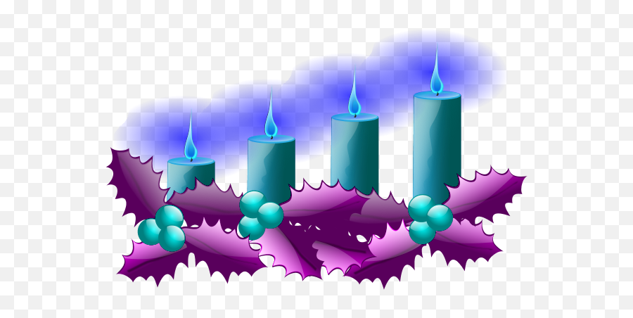 Advent Wreath Clipart Fourth Weel - 4th Sunday Of Advent Clipart Png,Advent Wreath Png