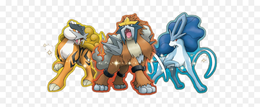 Legendary Beasts - Suicune Entei Raikou Png,Suicune Png