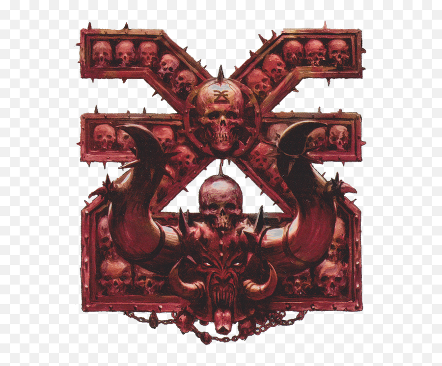 Khorne - Khorne Symbol Png,Blood Bowl Logo