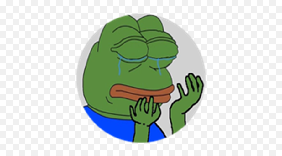 Download Sad Pepe - Crying Meme Frog Png,Sad Pepe Png