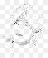Kim Taehyung V - Bts Nhatduy Illustrations Art Street Sketch Png,Kim Taehyung Png