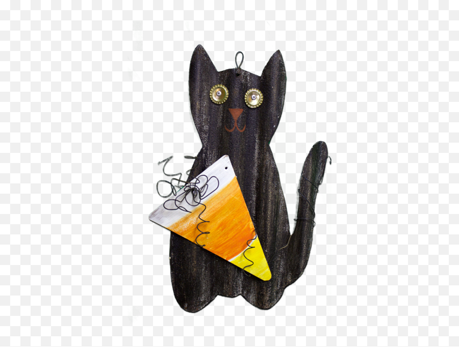 Black Cat With Candy Corn - Soft Png,Candy Corn Transparent