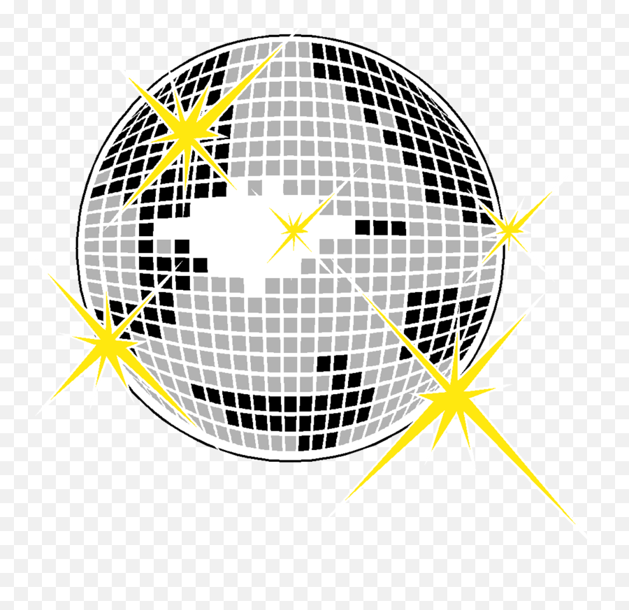 Glitter Disco Ball Drawing - Mirror Ball Png,Disco Ball Transparent