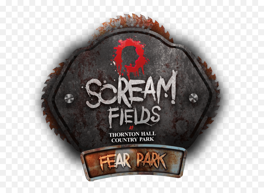 Scream Fields Fear Park - Label Png,Scream Logo