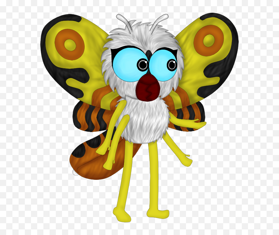 Download So I Drew Godzilland Mothra In The Jynx Style - Get Going Godzilland Mothra Png,Mothra Png