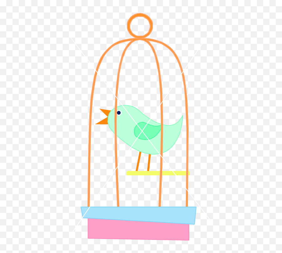 Birdcage Clipart Parrot Cage - Bird In Birdcage Clipart Bird In The Cage Clip Art Png,Birdcage Png