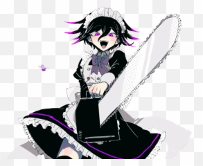Danganronpa Characters Anime Maid - Kokichi Ouma Maid Png,Danganronpa Transparent