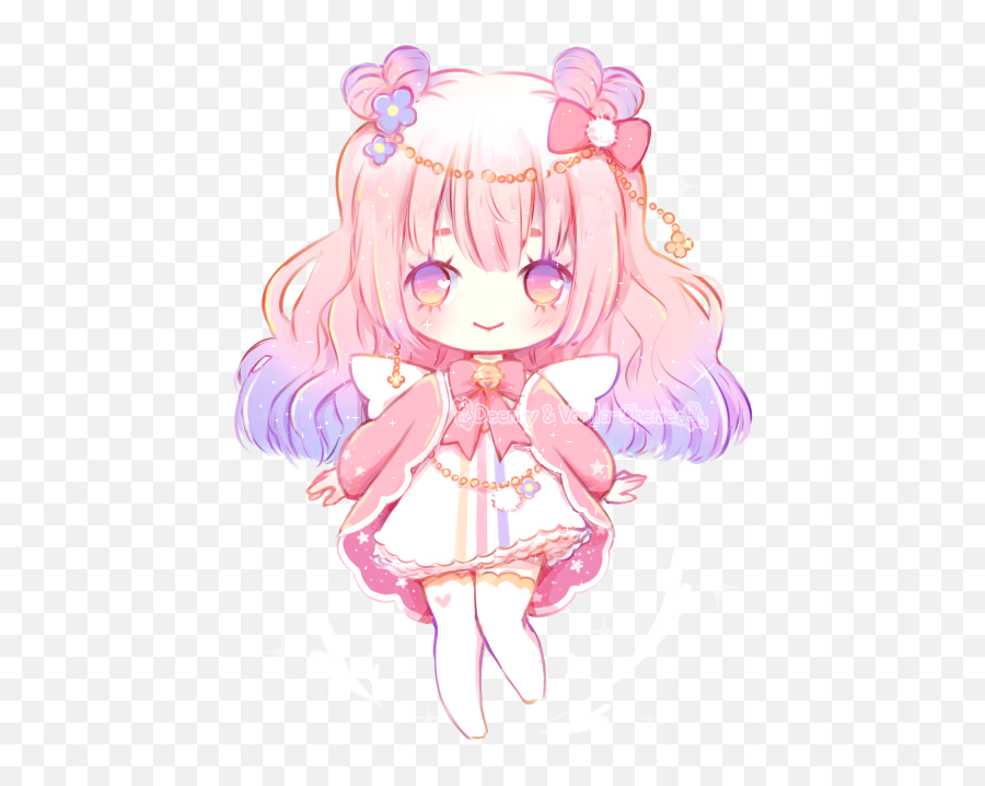 Cupid Clipart Cute Anime Png Image - Candy Cotton Candy Anime Chibi Girl,Cute Anime Png