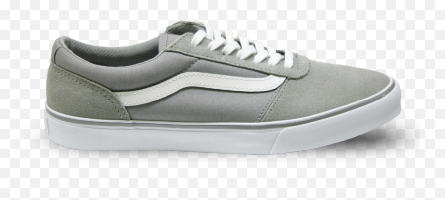 Tekkie Town Vans Maddie Grey White Png - Skate Shoe,Vans Png