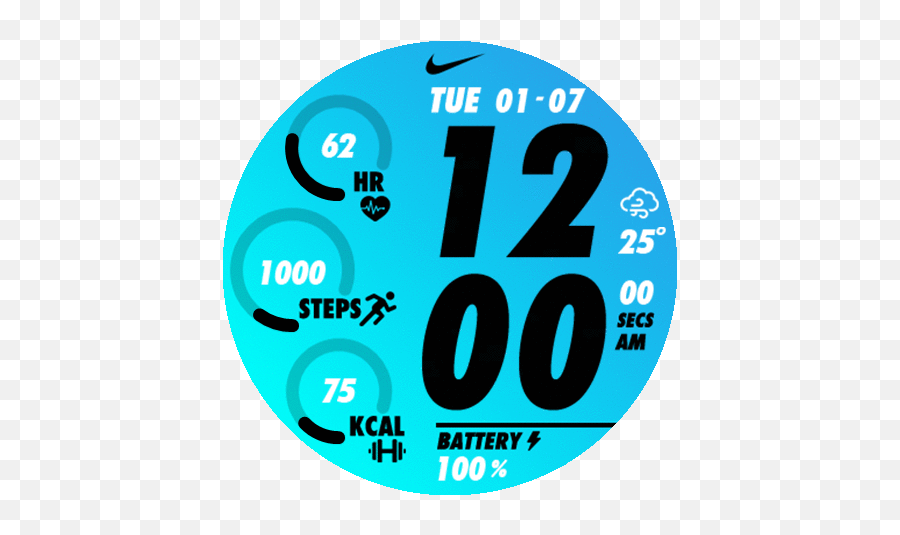 Nike Energy Blue - Aguilas Del America 12 Png,Nike Battery Icon