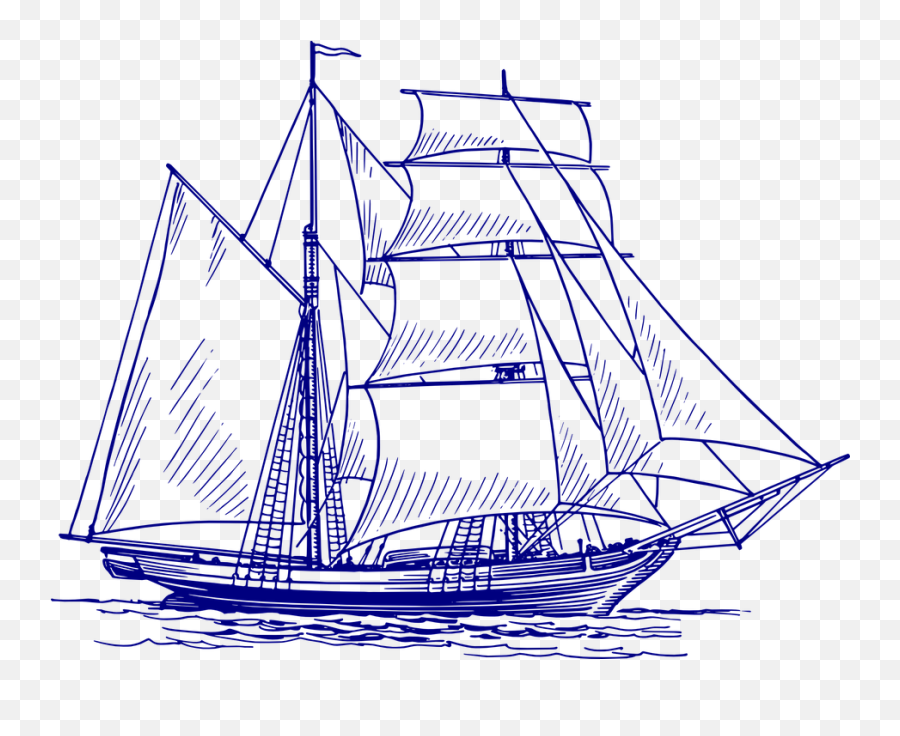Sailing Ship Vessel - Segelschiff Zeichnen Png,Sailing Ship Png