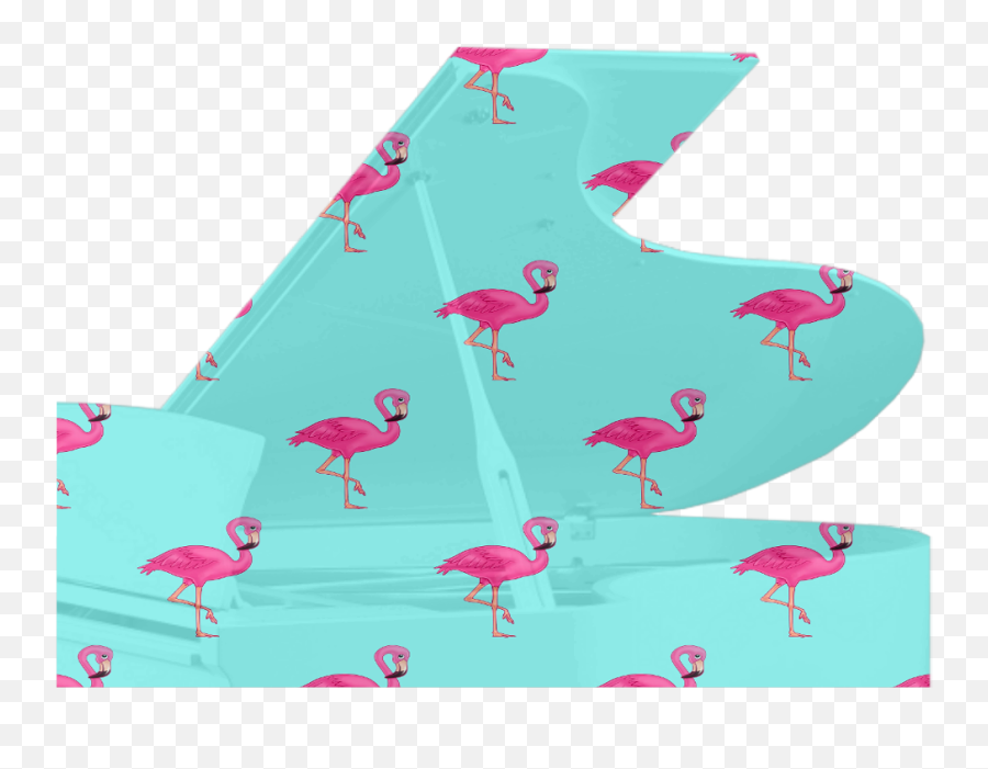 Monica Michielin Alphabets Blue Pink Flamingo Anchor - Girly Png,Flamingo Icon
