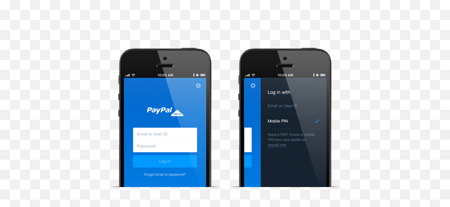 Paypal Here App Logo - Paypal App Login Screen Png,Paypal Profile Icon
