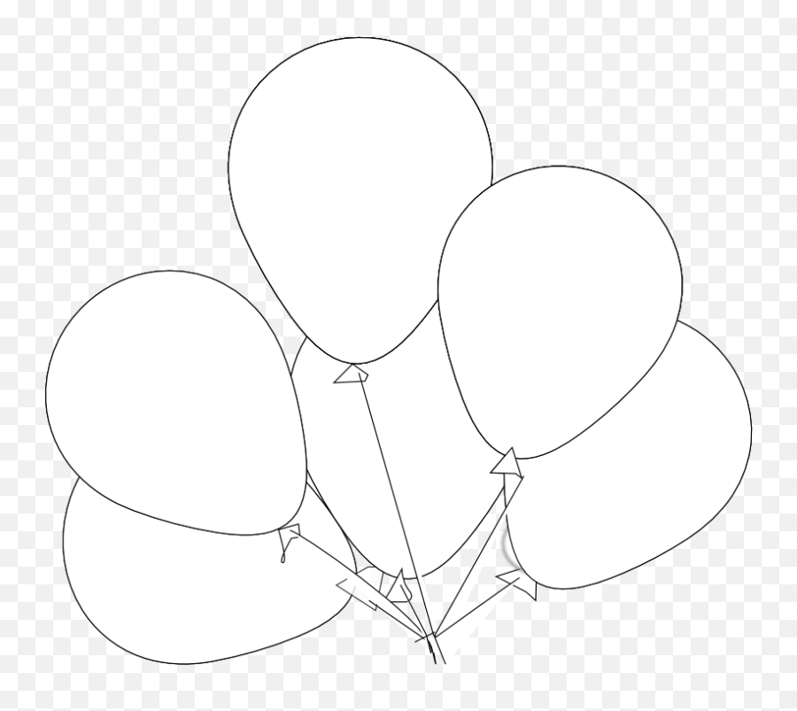 Image Library Stock Balloons Svg Black - White Balloons With Black Background Clipart Png,White Balloons Png