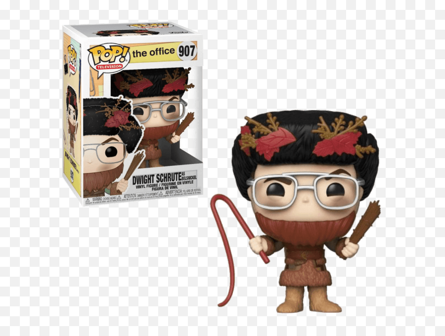 Pop Tv - The Office 907 Dwight Schrute As Belsnickel Office Funko Pop Png,Dwight Png