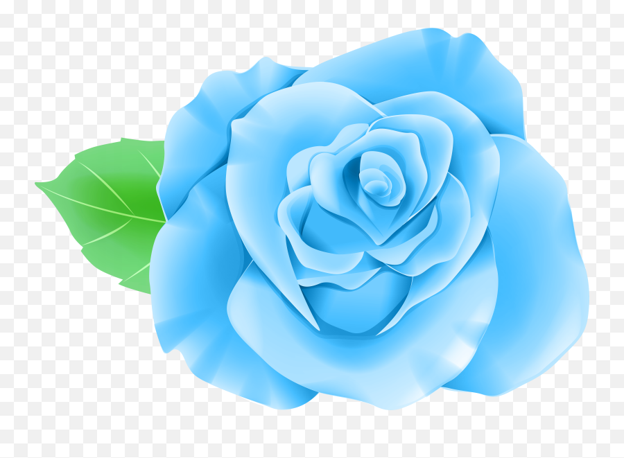 Blue Rose Png Clip Art Image Gallery - Blue Rose Image Clipart,Cartoon Rose Png