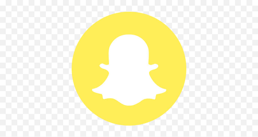 Snapchat Circled Logo Icon In Color Style - Logo Snapchat Png Transparente,Snapchat Vector Icon