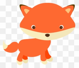 Vertebratedog Like Mammalfox Png Clipart - Royalty Free Cute Cartoon No Background,Fox Png