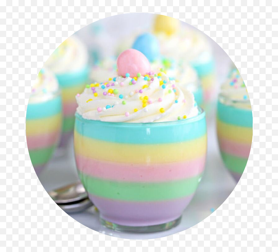 Pastel Pastelcolors Sweets Treats Png - Rainbow Gelatin,Sweets Png