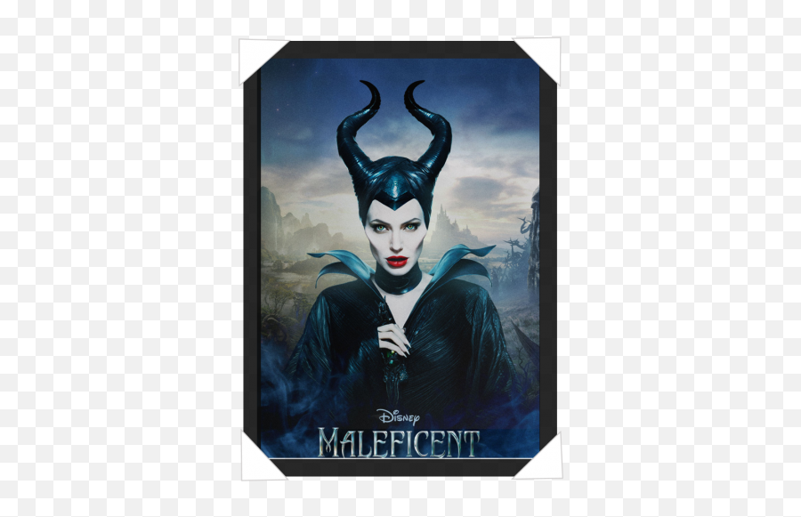 Maleficent Movie Poster Transparent Png - Angelina Jolie Ice Queen,Maleficent Png