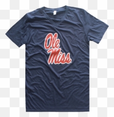 University Of Mississippi - Ole Helmet Script Crewneck png