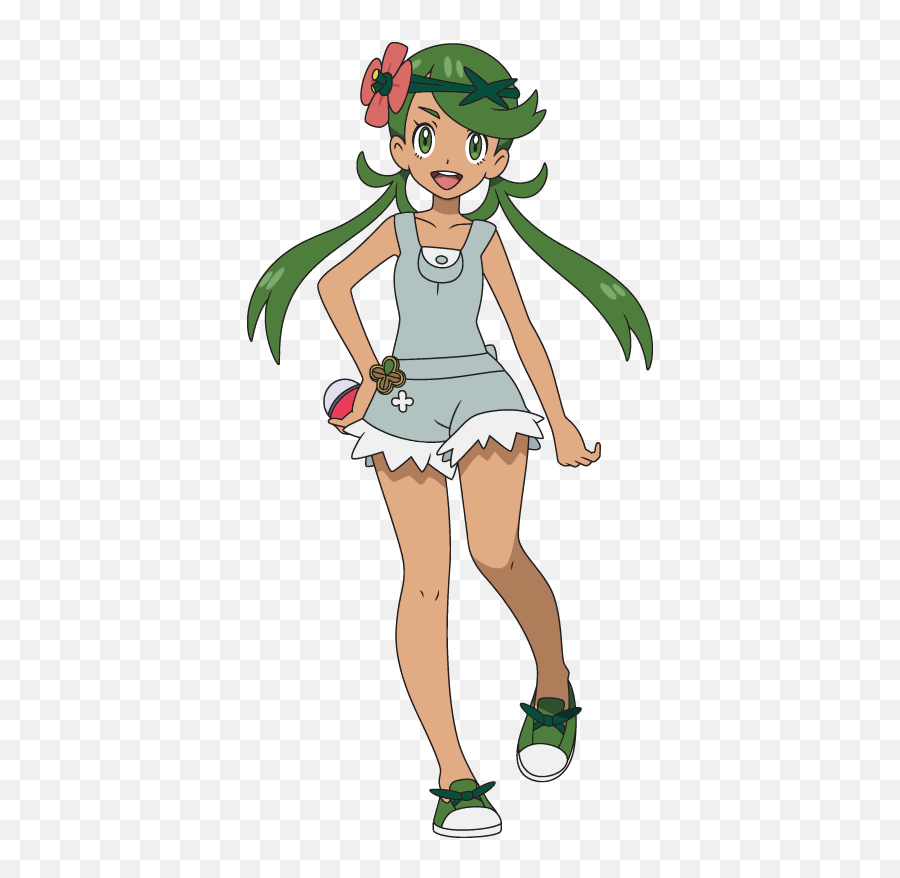 Mallow Anime - Bulbapedia The Communitydriven Pokémon Pokemon Sun And Moon  Mallow Png,Anime Characters Png - free transparent png images 