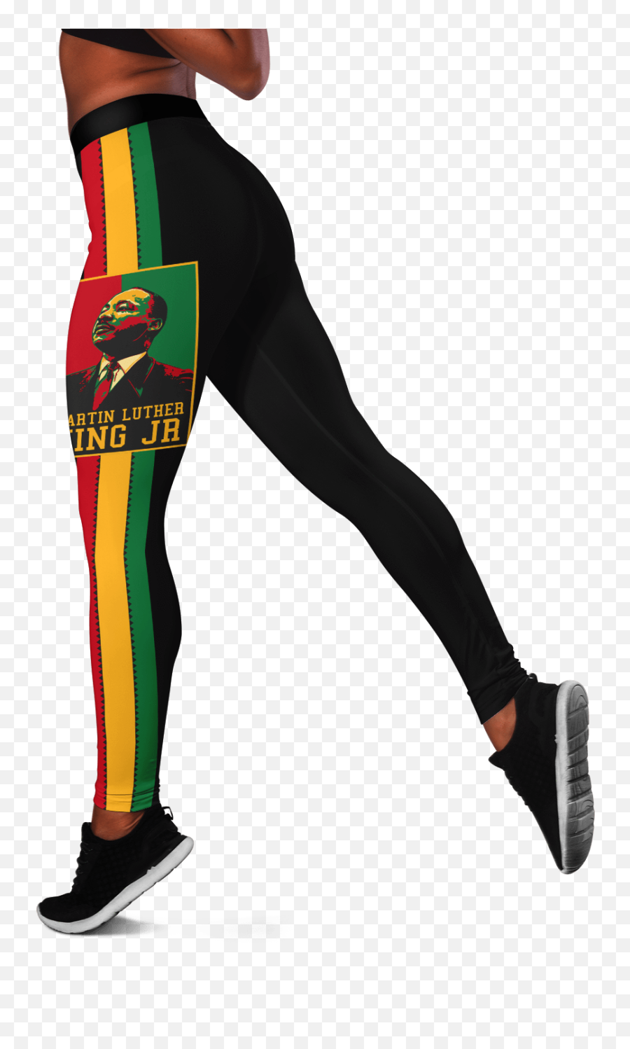 Martin Luther King Jr Retro Leggings - Leggings Png,Martin Luther King Jr Png