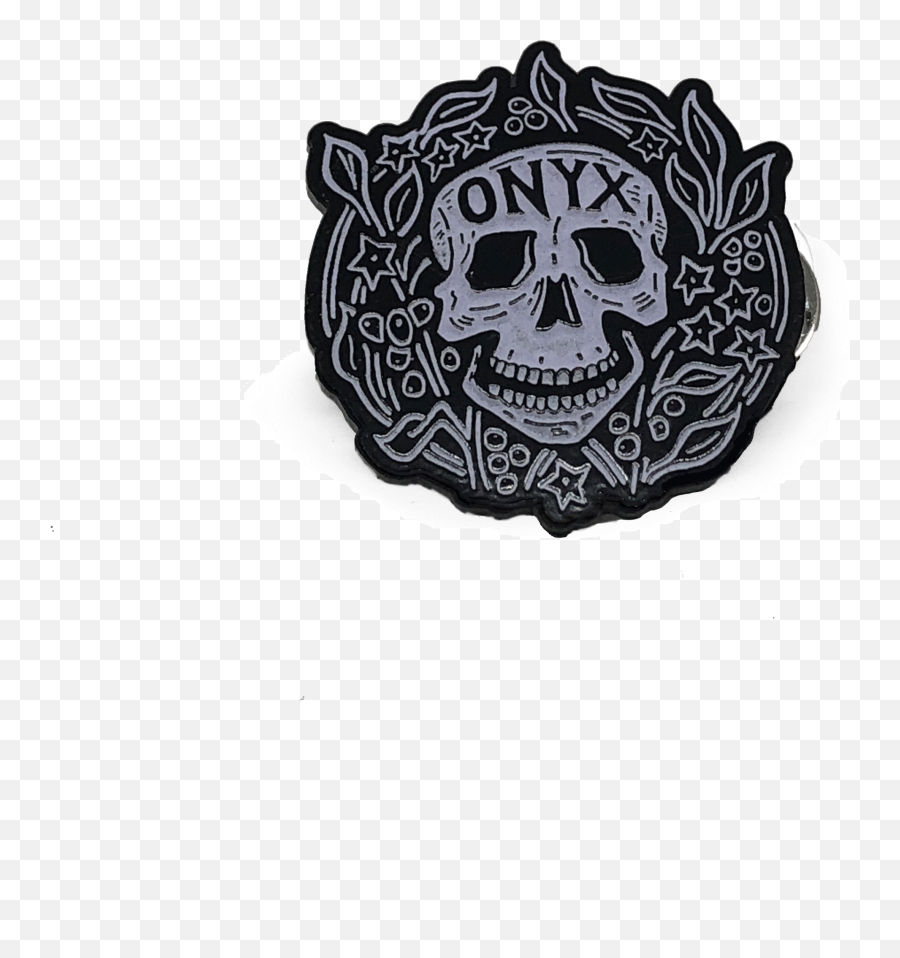 Skull Pin - Glow In The Dark Skull Logo Skull Cute Pins Emblem Png,Skull Logo Png
