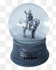 King Statue Snow Globe - Avatar Country png