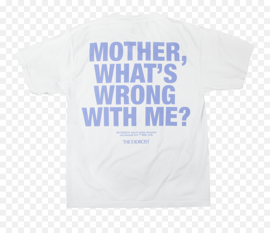 Blue Exorcist Png - Ss The Exorcist Mother Tee White Tap Out Drive In,Michael Jackson Png