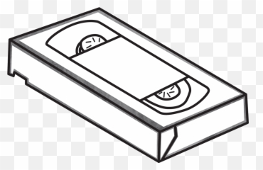 Video Tape Clipart Black And White - Video Cassette Clipart Png,Video Tape Png