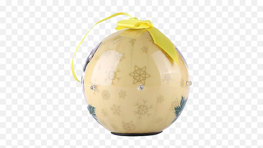 Yellow Christmas Ball Png Photos Mart - Christmas Ornament,Gold Ball Png