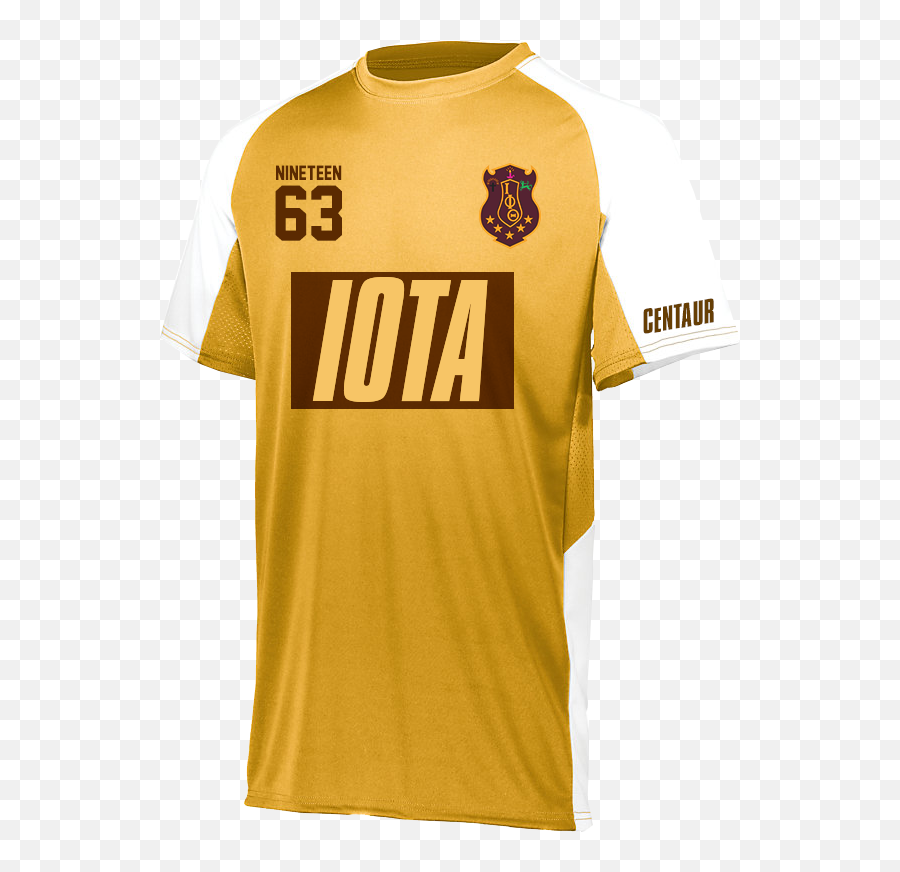 Iota Phi Theta Home Soccer Jersey - La Rams T Shirts Yellow Png,Iota Png