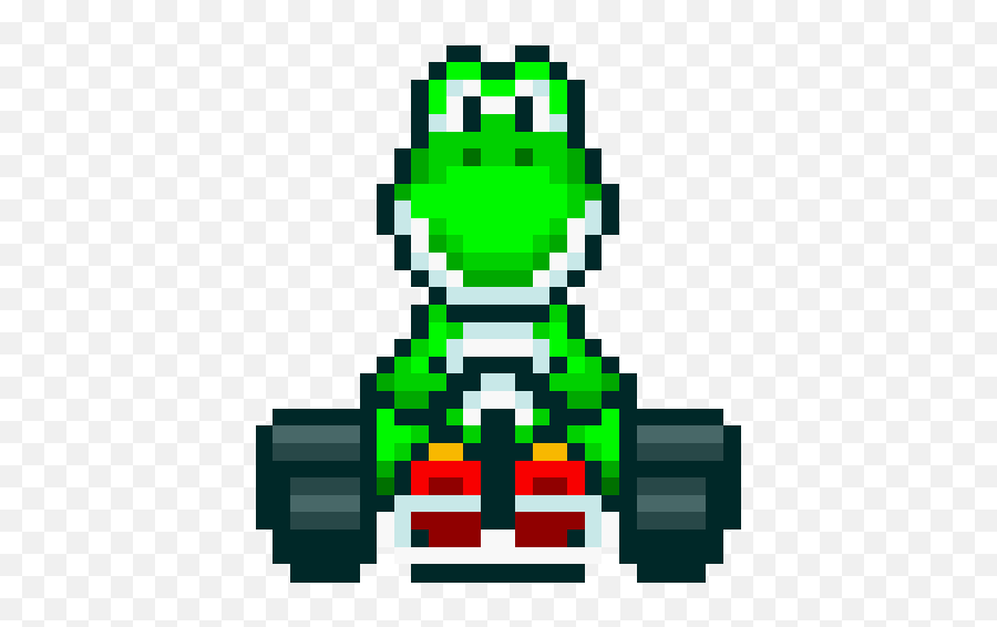 Mario Kart Gifs Wifflegif - Luigi Super Mario Kart Png,Pixel Mario Transparent
