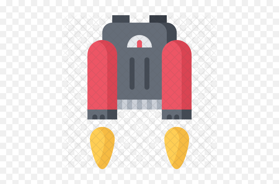 Jetpack Icon Of Flat Style - Jetpack Fire Png,Jetpack Png