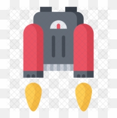 Jetpack Icon Of Flat Style - Fire png