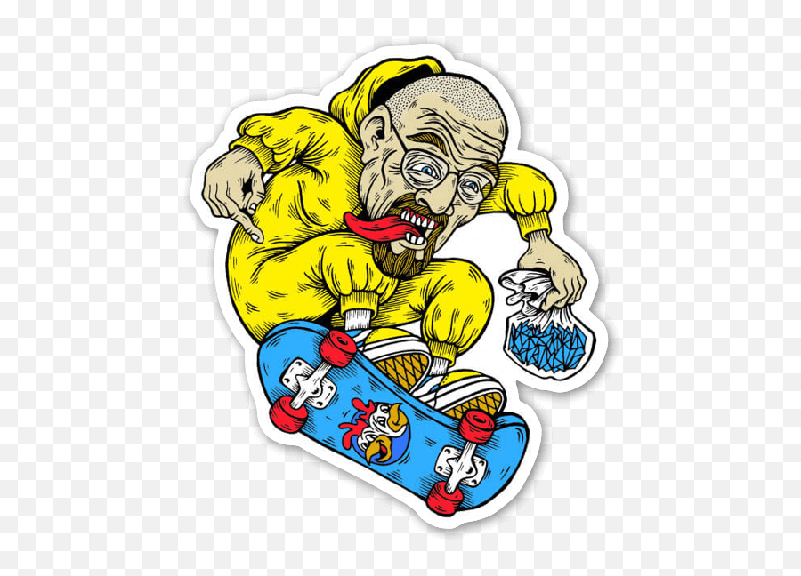 Walter White Skate - Stickers Skate Png,Walter White Png