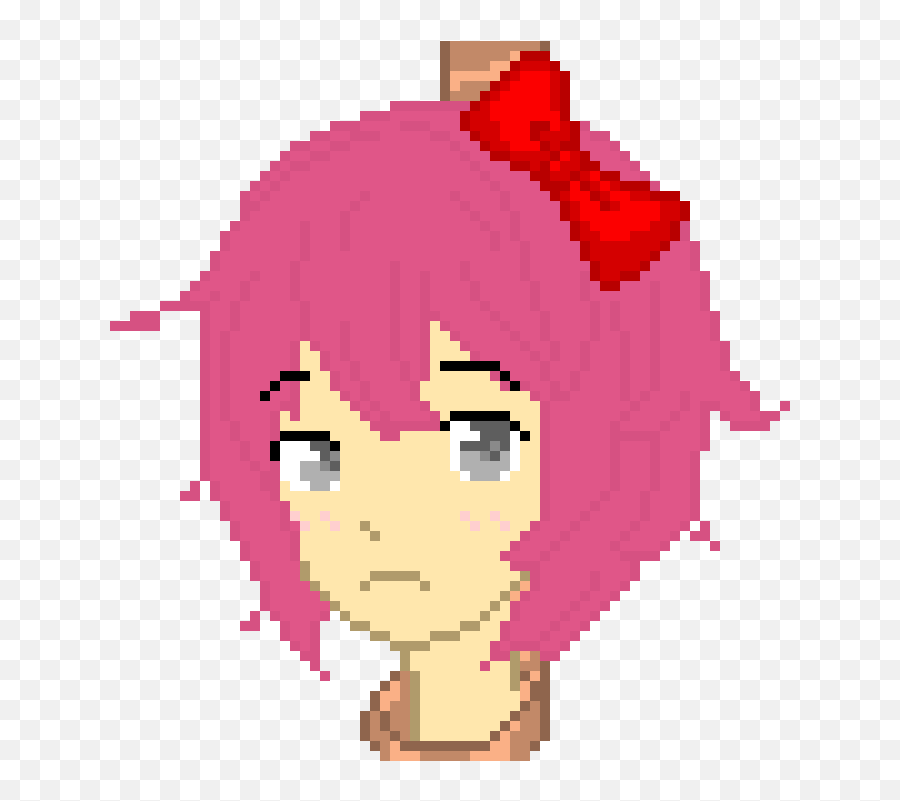 Suicide Sayori Pixel Art Maker - Cartoon Png,Sayori Png