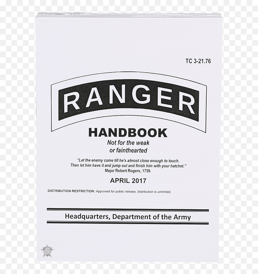 2017 Ranger Handbook - Poster Png,Finish Him Png