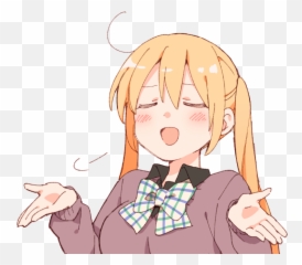 Array Is Empty - Anime Girl Smug Face png