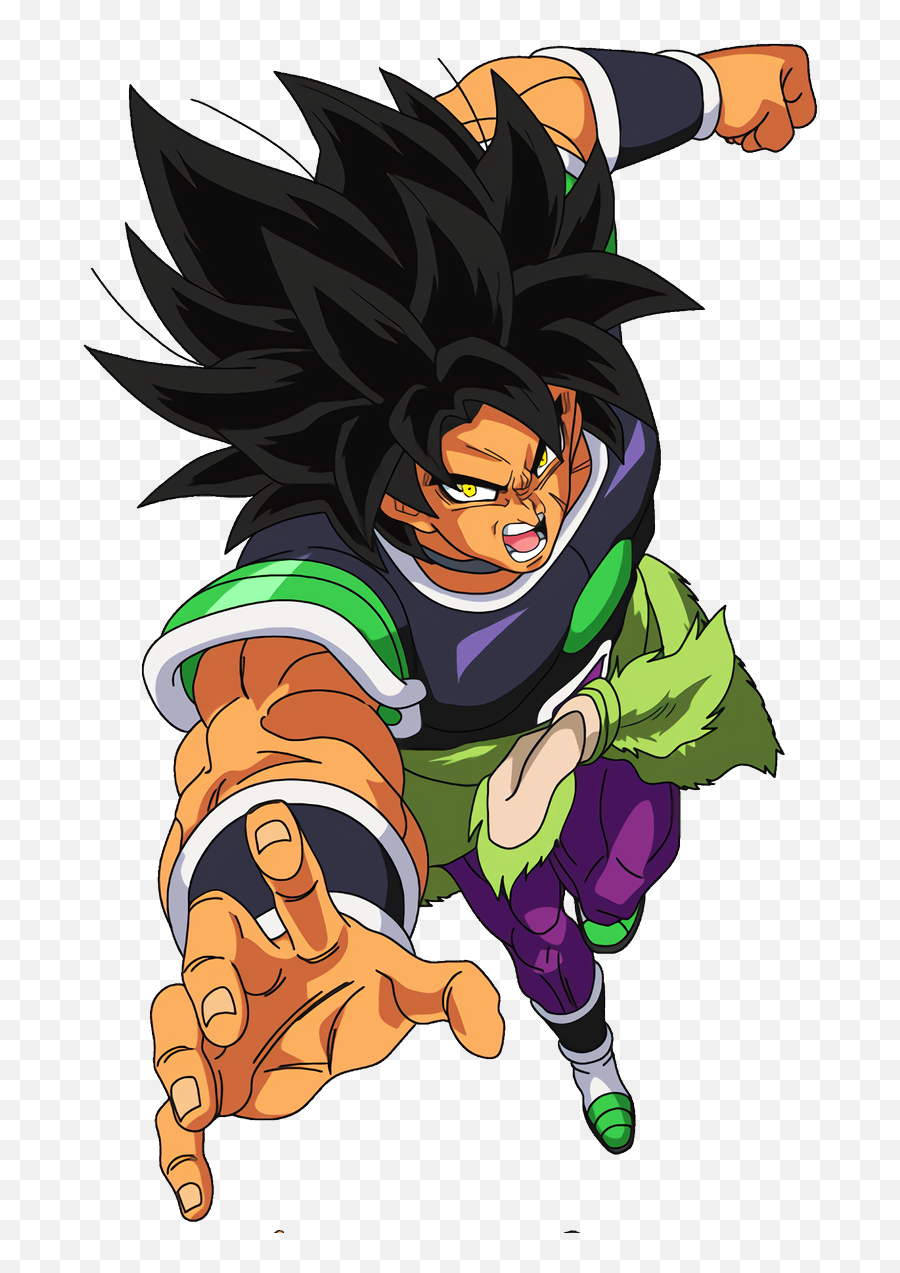 Movie Broly Super Attack Animation Hd - Broly Png,Broly Png